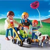 PLAYMOBIL CITY LIFE ŠEIMOS TĖVAI VAIKIOJIMAI + VEIKIMAS + ŠUNS FIGŪRA