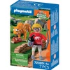 PLAYMOBIL - Zoologijos sodas: Tigras ir lankytojas (72089)