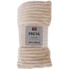 Fotelis Home4you Pledas FREYA, smėlio