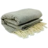Pledas NOSTRA ANDORA, pilkos sp., 140 x 200 cm, 10% kašmyro, 90% merino vilnos, 245 g/m2