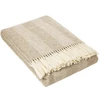 Pledas NOSTRA ANDORA, pilkos sp., 140 x 200 cm, 10% kašmyro, 90% merino vilnos, 245 g/m2