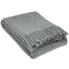 Pledas NOSTRA BOUCLE, pilkos sp., 140 x 200 cm, 80% vilnos, 20% poliesterio, 350 g/m2