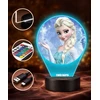 Plexido 3D Elsa Frozen LED lempa mergaitei dovanų