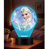 Plexido 3D Elsa Frozen LED lempa mergaitei dovanų