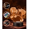 Plexido 3D LED arklio nakties lempa Arklio dovanų graviruotas vardas