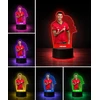 Plexido 3D LED lempa Cristiano Ronaldo Portugal su vardu berniukui