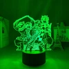 Plexido 3d Led Naktinė Lempa "demon Slayer" su vardu