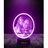 Plexido 3D LED naktinė lempa Gimtadienis Jūsų nuotrauka Dovana Jūsų užrašas Vardo graviravimas