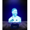 Plexido 3d Led Naktinė Lempa su vardu - Sergio Ramos