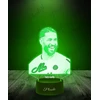 Plexido 3d Led Naktinė Lempa su vardu - Sergio Ramos