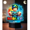 Plexido 3D LED naktinis apšvietimas Roblox Dovana vaikams Linksmas žaidimas su jūsų vardu