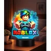 Plexido 3D LED naktinis apšvietimas Roblox Dovana vaikams Linksmas žaidimas su jūsų vardu