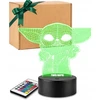 Plexido 3D LED Star Wars Baby Yoda Grogu naktinės lempos dovana