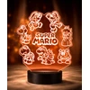 Plexido 3D Super Mario Bros. LED lempa su vardu vaikui kaip dovana