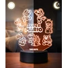 Plexido 3D Super Mario Bros. LED lempa su vardu vaikui kaip dovana
