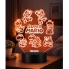 Plexido 3D Super Mario Bros. LED lempa su vardu vaikui kaip dovana