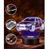 Plexido BMW E60 3D LED lempa su pavadinimu automobilio gerbėjui. Dovana