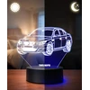 Plexido BMW E60 3D LED lempa su pavadinimu automobilio gerbėjui. Dovana