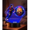Plexido Lamine Yamal FC Barcelona 3D LED naktinė lempa su vardo dovana
