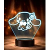 Plexido Lampka LED 3D Hello Kitty Cinnamoroll Sanrio su Imieniem Na Prezent