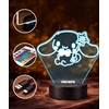 Plexido Lampka LED 3D Hello Kitty Cinnamoroll Sanrio su Imieniem Na Prezent
