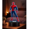 Plexido Lampka LED 3D Spider-Man Marvel su Imieniem Dla Dziecka Prezent