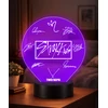 Plexido Lampka LED 3D Stray Kids K-Pop Personalizowana su Imieniem Prezent