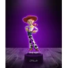 Plexido Lampka LED 3D Toy Story Buzz Jessie su Imieniem Dla Dziecka Na Prezent Bajka