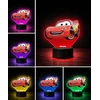 Plexido Lampka LED 3D Zygzak McQueen su Imieniem Dla Chłopca Prezent Auta