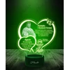 Plexido Lampka LED Pamiątka Pierwszej Komunii Świętej IHS