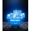 Plexido Lampka Nocna 3D LED Charles Leclerc Formuła 1 Imię