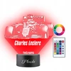 Plexido Lampka Nocna 3D LED Charles Leclerc Formuła 1 Imię