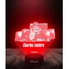 Plexido Lampka Nocna 3D LED Charles Leclerc Formuła 1 Imię