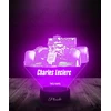 Plexido Lampka Nocna 3D LED Charles Leclerc Formuła 1 Imię