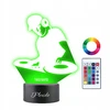 Plexido Lampka Nocna 3D LED Dj Muzyka Imię Prezent