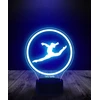 Plexido Lampka Nocna 3D LED Lekkoatleta Gimnastyczka