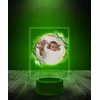 Plexido Lampka Nocna 3D LED Pamiątka Chrztu Świętego Imię