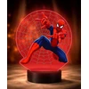 Plexido Lampka Nocna 3D LED Spiderman Marvel Pajęczyna Sieć Prezent dla Chłopców