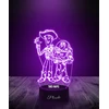 Plexido Lampka Nocna 3D LED Toy Story Buzz Astral i Chudy Grawer Z Twoim Imieniem