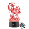 Plexido Lampka Nocna 3D LED Toy Story Buzz Astral i Chudy Grawer Z Twoim Imieniem