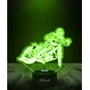 Plexido Lampka Nocna 3D LED Żużel Motor Prezent Grawer