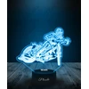 Plexido Lampka Nocna 3D LED Żużel Motor Prezent Grawer