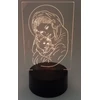 Plexido Lampka nocna 3D motyw sakralny MATKA BOSKA Z DZIECIĄTKIEM