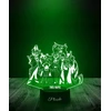 Plexido Lampka Nocna Dla Dzieci Bajka Hazbin Hotel Postacie Twój Grawer Imię LED 3D