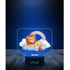 Plexido Lampka Nocna Dla Dzieci Na Prezent Lew Tęcza Grawer Twoje Imię LED 3D