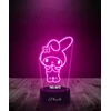 Plexido Lampka Nocna Hello Kitty My Melody Na Prezent Grawer Twoje Imię LED 3D