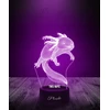 Plexido Lampka Nocna LED 3D Aksolotl Prezent Twój Napis Imię Grawer 16 kolorów