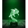 Plexido Lampka Nocna LED 3D Aksolotl Prezent Twój Napis Imię Grawer 16 kolorów