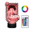 Plexido Lampka Nocna LED 3D AUTA ZYGZAK Twoje Zdjęcie