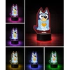 Plexido Lampka Nocna LED 3D Bluey Bajka Dla Dziecka Personalizowana